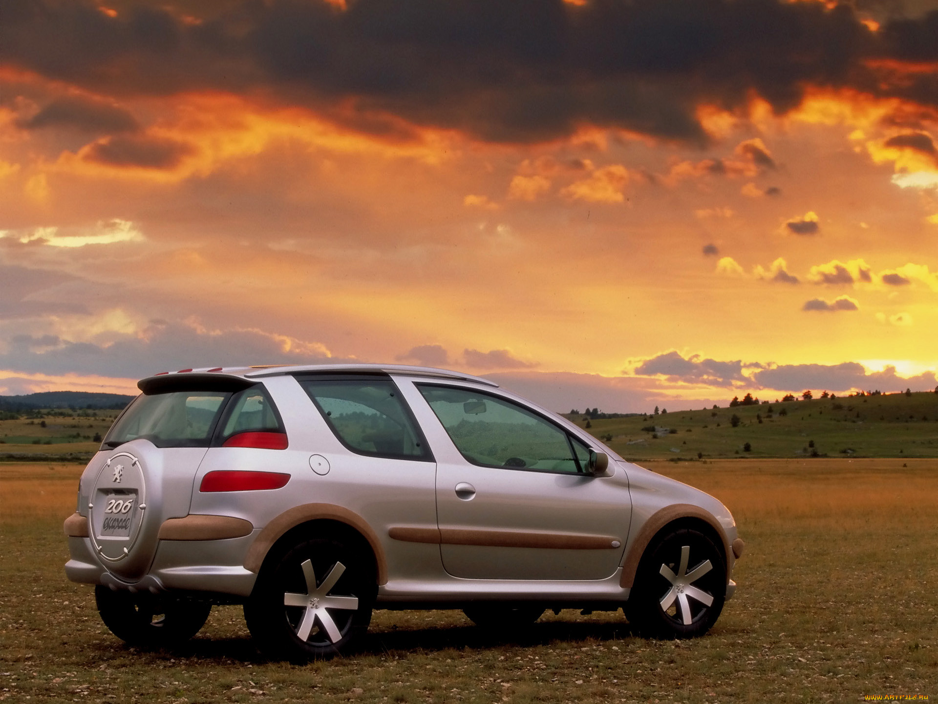 1999, peugeot, 206, escapade, concept, 